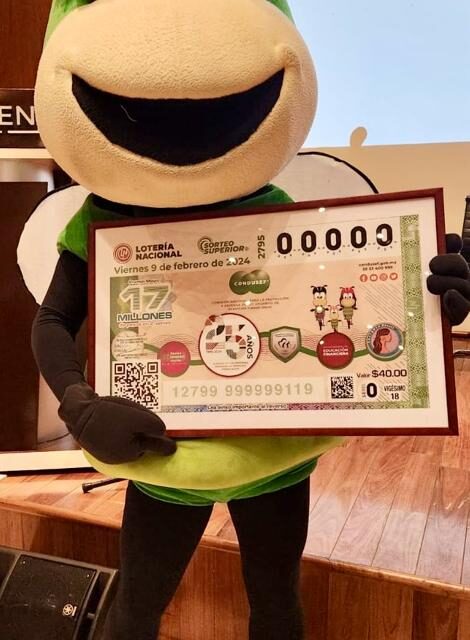 La Condusef celebró su 25 aniversario con billete conmemorativo de Lotería Nacional 